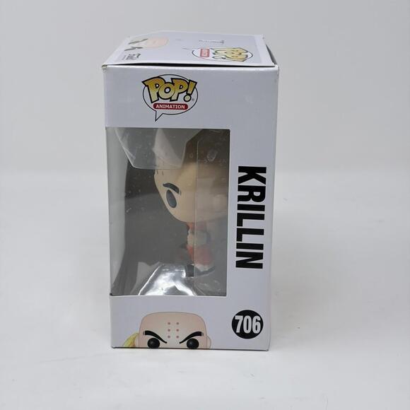 Funko Pop Dragonball Z Krillin with Destructo Disc Vinyl Figure #706Opens in a n - Picture 3 of 6